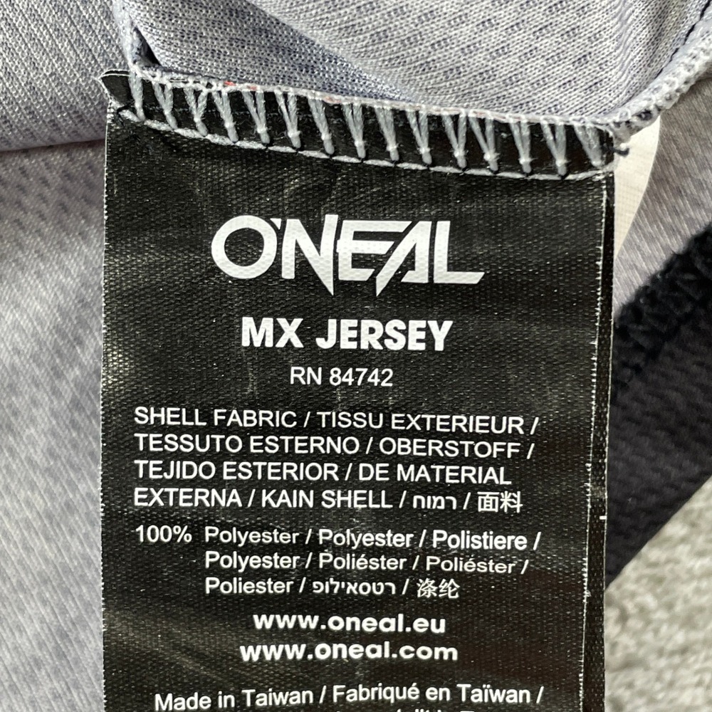 ONeal MX Element Motocross Jersey Mens Medium Black White Racing Dirt Bike - Picture 11 of 12
